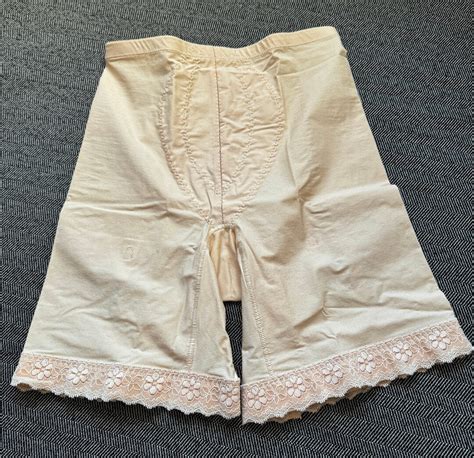 Shaper Panty Girdle Beige Nude Lace Trim Firm Control Etsy