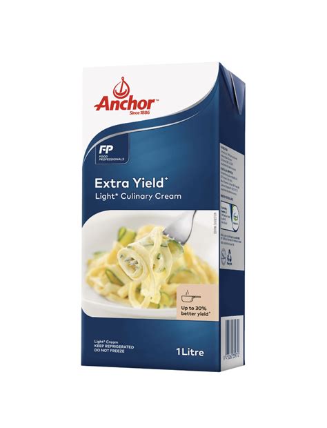 Cooking Cream Extra Yield Anchor L North Qldseafoods