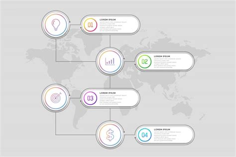 Premium Vector Step Business Infographic Template