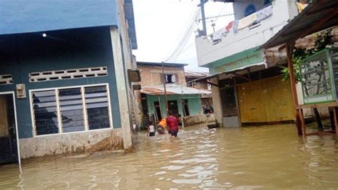 Ada Rumah Yang Diprediksi Tenggelam Saat Sungai Babura Dan Sungai