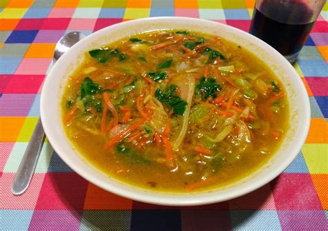 Sopa de verduras al curry Receta de Jesús Ruiz Cookpad