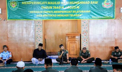 Kodim 0612 Tasikmalaya Menggelar Acara Peringatan Maulid Nabi Muhammad