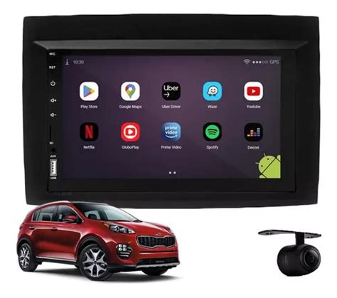 Central Multimídia Android Kia Sportage 2017 2018 2019 2020