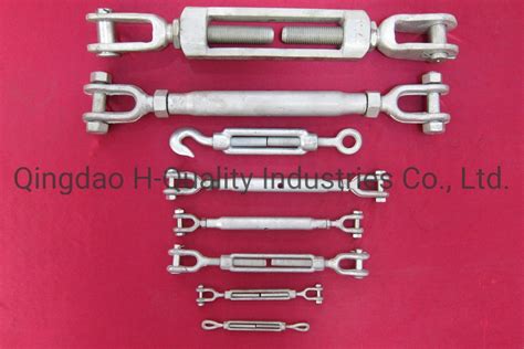 Drop Forged Us Type Carbon Steel Jaw And Jaw Rigging Screw Turnbuckle