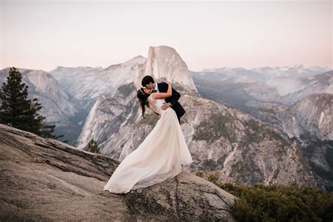 Yosemite National Park Adventure Elopement Yosemite Wedding