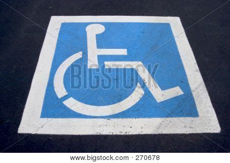 Handicap Parking Spot Image & Photo (Free Trial) | Bigstock