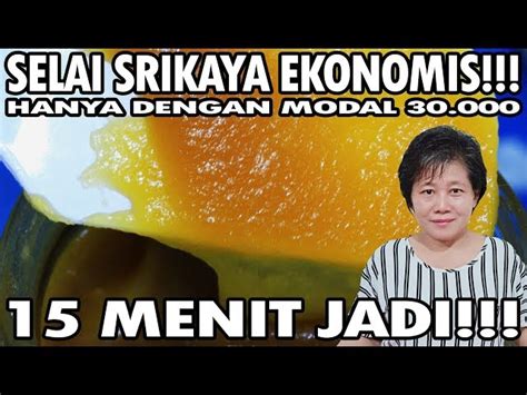 Resep Selai Srikaya Telur Santan Rahasia Kelezatan Dan Khasiatnya