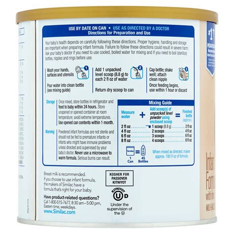 Similac Advance Lamehadrin Milk Based Powder With Iron 0 12 Months