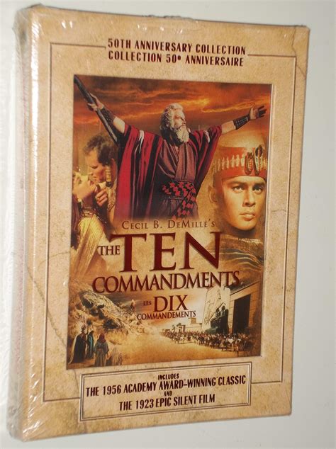 Buy The Ten Commandments Three Disc 50th Anniversary Collection DVD