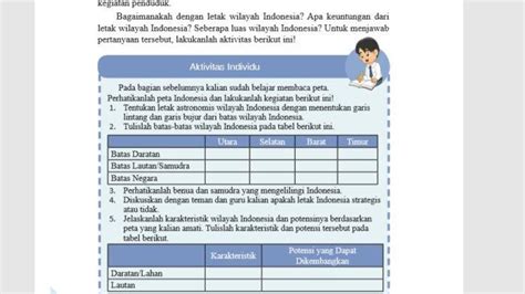 Kunci Jawaban IPS Kelas 7 Halaman 16 Letak Astronomis Dan Batas Batas