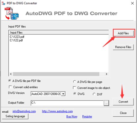 PDF to DWG Converter Download e instalação gratuitos no Windows