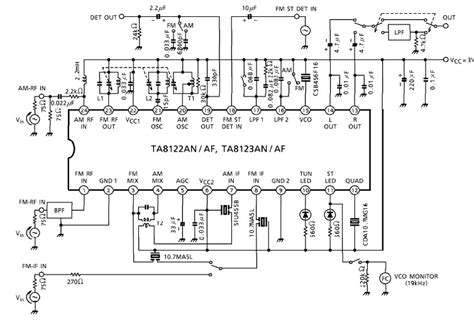 Fm Receiver Circuit Diagram Using Ic Radio Circuit Diagram