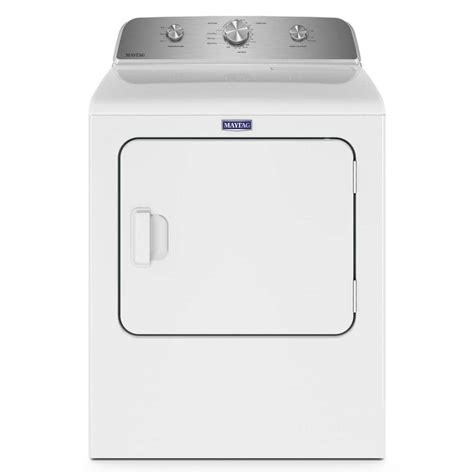 Maytag Cu Ft Vented Electric Dryer In White Med Mw The Home