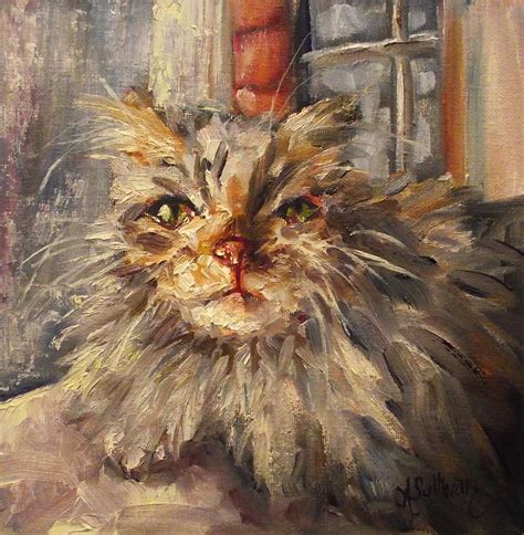 A Little Bit Scruffy Painting By Angela Sullivan Fine Art America