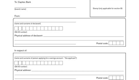 Capitec Bank Opening Form ≡ Fill Out Printable Pdf Forms Online