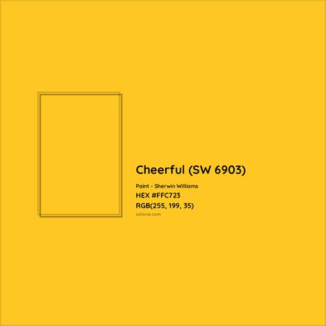 Sherwin Williams Cheerful Sw Paint Color Codes Similar Paints