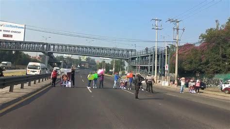 La Jornada Bloquean autopista México Pachuca exigen aparición de joven