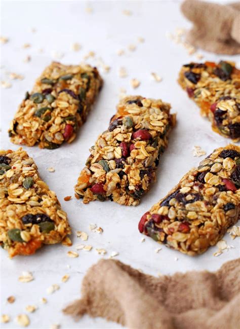 Healthy Granola Bars Homemade Elavegan