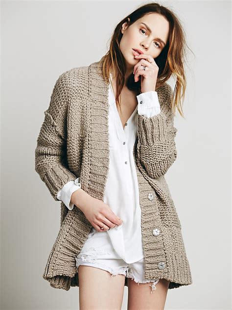 Free People Cozy Cotton Cardigan