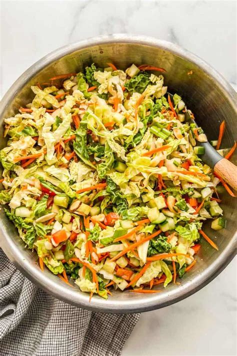 Savoy Cabbage Salad - This Healthy Table