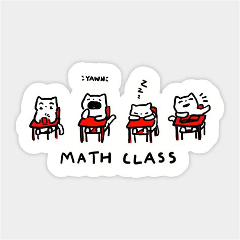 math cats  wally math cats math cat stickers