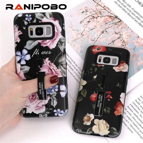 Retro Classical Flowers Phone Case For Samsung Galaxy S8 S8plus S9