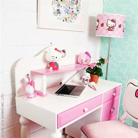 Hello Kitty Desk Cute Desk Chair Cute Office Supplies Hello Kitty