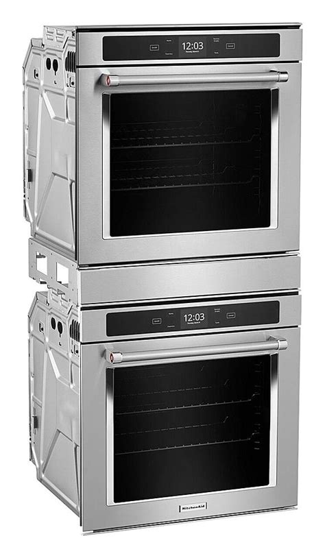 Kitchenaid 24 Built In Electric Convection Double Wall Oven With Wifi Stainless Steel