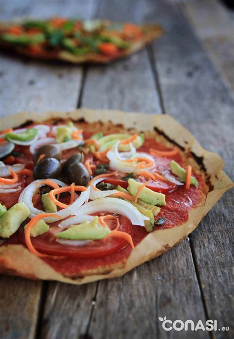 Receta Pizza De Quinoa Con Verduras