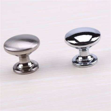 Single Hole 24MM Zinc Alloy Modern Round Handle Knobs Cupboard Kitchen