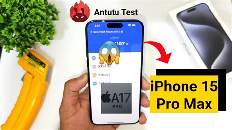 Iphone 15 Pro Max Antutu Test A17 Pro Heating Test 🔥🔥🔥iphone15promax