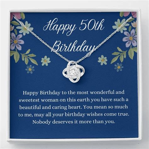 50th Birthday For Her T 50th Birthday T For Her Fiftieth Birthday T For Women Friend