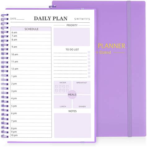 Amazon Daily Planner Undated Appointment Planner To Do List