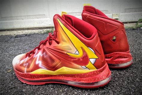 Nike Lebron X The Flash By Mache Custom Kicks Nike Lebron Lebron