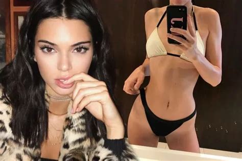 Kendall Jenner Shows Off Her Svelte Frame As She Strips Down To Tiny