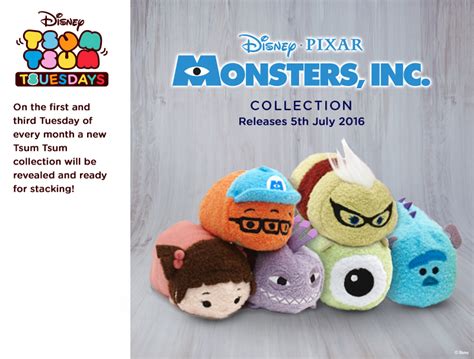 Monsters, Inc. Tsum Tsum Collection Coming in July! | My Tsum Tsum