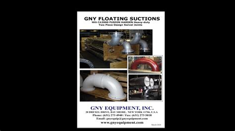 GNY Equipment Inc Floating Suction Video YouTube