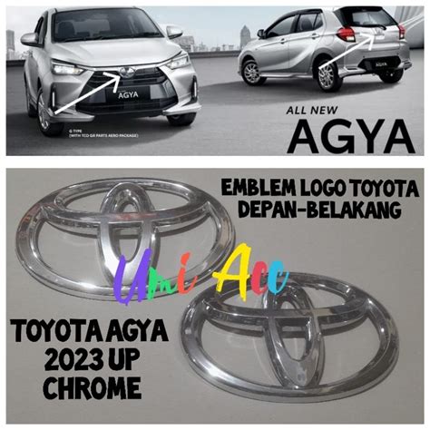 Jual Emblem Logo Toyota Depan Belakang Agya Gr Sport Up