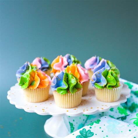 Rainbow Mini Cupcakes Box Of 24 Padoca Bakery