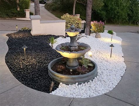 Beautiful Gardens With White Rocks White Rock Garden Ideas Homie