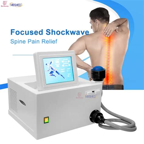 Osteopathy Treatment Focused Shockwave Eswt Shock Wave Machine Frozen