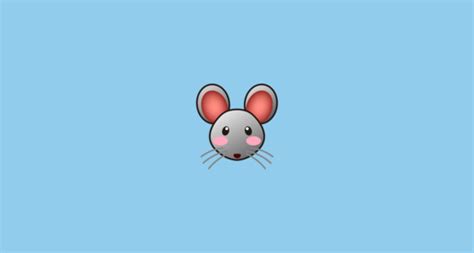 🐭 Mouse Face Emoji On Emojidex 1033