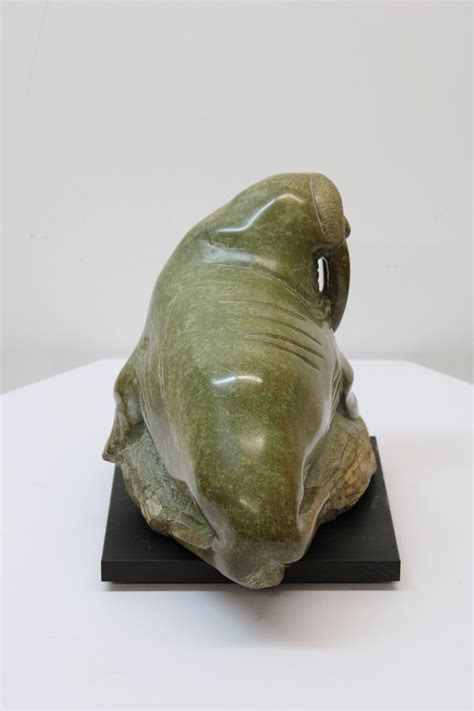 Eskimo Hand Carved Soapstone Walrus For Sale At Stdibs Walrus Hands