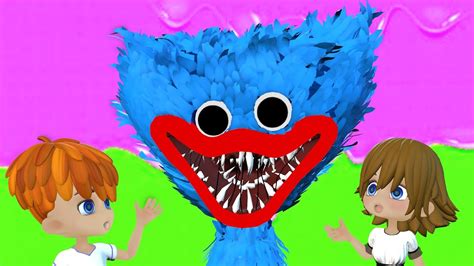 ХАГИ ВАГИ в Городе! Синий Монстр Хаги Ваги Сбежал (Анимация) - YouTube