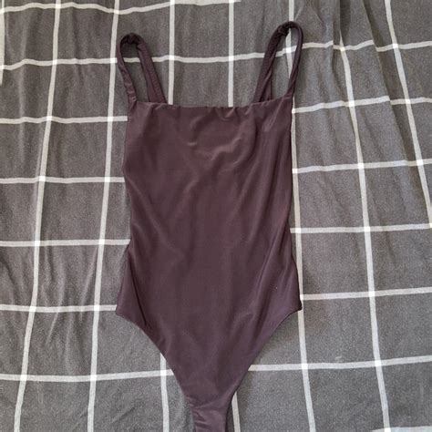 Glassons Bodysuit Worn Once Colour Best Shown In Depop