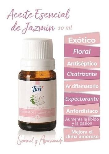 Aceite Esencial De Jazmín Just 10ml Cuotas sin interés