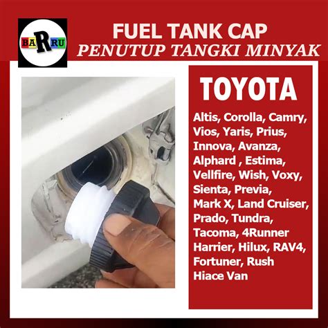 Fuel Tank Cap For All Toyota Car Models Toyota Altis Avanza Alphard