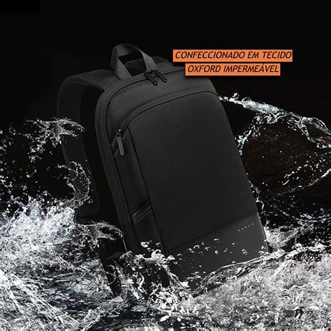 Mochila Masculina Executiva Slim Impermeável para Notebooks de Até 17 3