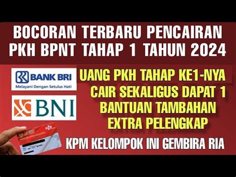 BOCORAN TERBARU PENCAIRAN PKH BPNT TAHAP 1 2024 YES UANG PKH CAIR