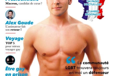 Ο ημίγυμνος Μακρόν σε εξώφυλλο gay γαλλικού περιοδικού News24 7
